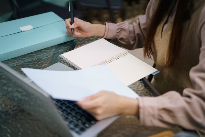 SEO specialist conducting a content audit to boost website rankings and performance