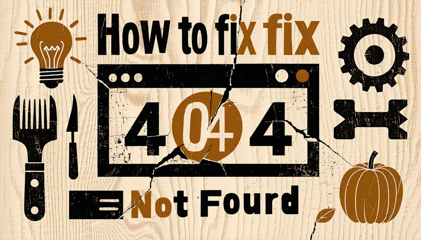 how to fix 404 errors