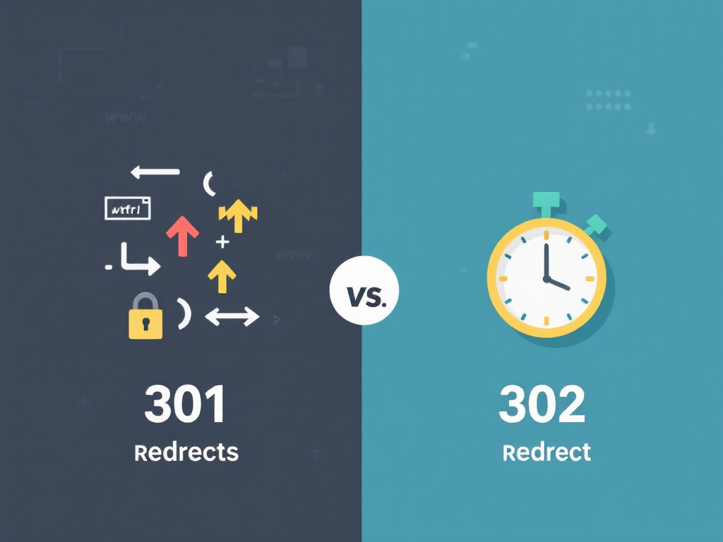 difference between 301 and 302 redirects