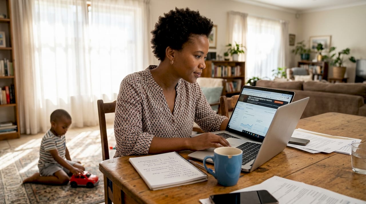 South African small business owner reviews website stats