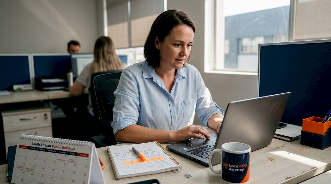 SME owner checking marketing results workspace